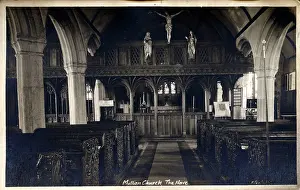 Helston: Church Interior, Mullion, Cornwall