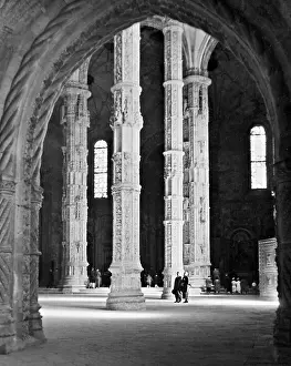 Begun: Church of the Jeronimos Monastery in Belem