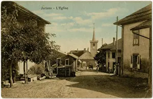 Vaud: The Church at Juriens, Switzerland