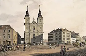 Superscribed: Church in Mariahilf