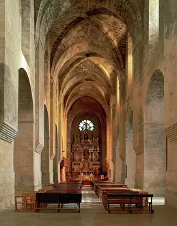 Pointed: Church of the Monastery of Santes Creus. Interior