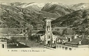 Blida: The church and the mountains, Blida