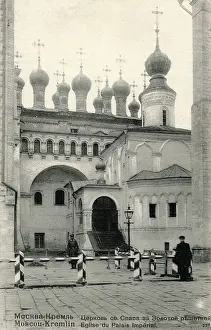 Cupolas: Church of the Nativity, Kremlin complex, Moscow, Russia