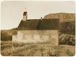 Gaspe: Church at Perce, Gaspe, Quebec, Canada