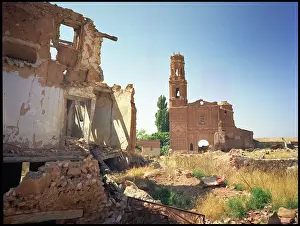 Desolate: Church and ruins, Belchite, Spain