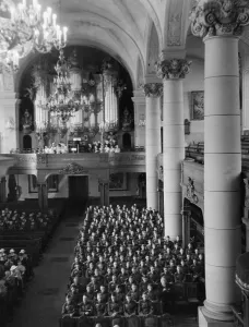 Potsdam: Church service for the troops, 1935