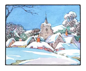 Spurr: Church in the snow