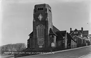 Sloping: Church of St. Ethelburga