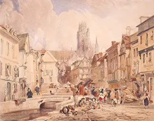 Wove: Church of St Ouen, Rouen