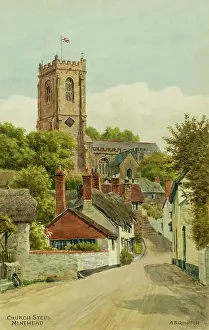 Minehead: Church Steps, Minehead, Somerset