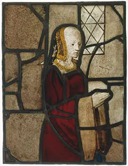 Donor: Church window: Donor in prayer