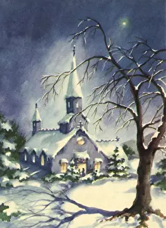 Pines: Church in Winter