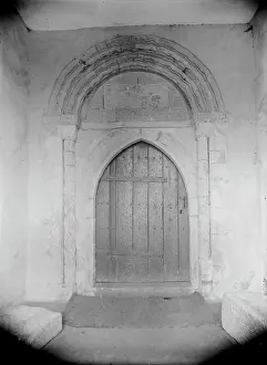 Eynsford: Churches - Eynsford Church - West Doorway