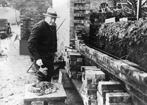 Bricklaying: Churchill bricklaying
