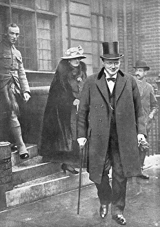 Tophat: Churchill returns from the front, WW1