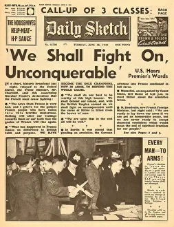 Unconquerable: Churchill speech, WW2