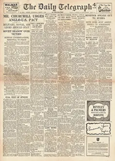 Sinews: Churchill's (Iron Curtain) Speech