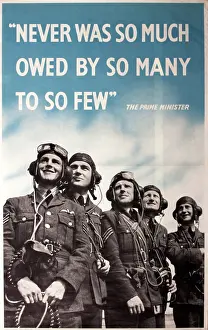 Churchill's praise for RAF Pilots
