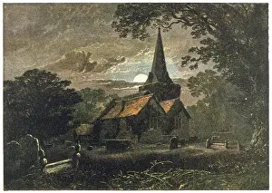 Poges: CHURCHYARD BY MOONLIGHT