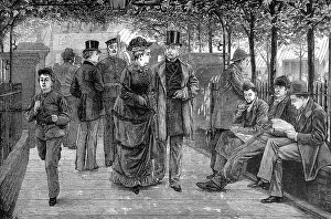 Botolph: The Churchyard, St.Botolph's, Bishopsgate, 1876
