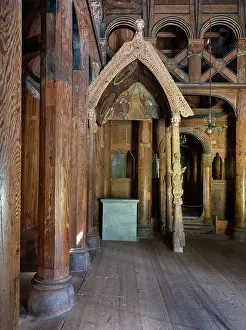 Ciborium: Ciborium, Hopperstad Stave Church, Vikoyri, Vestland, Norway