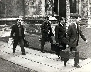 Labs: CID men and explosives expert at Canterbury Cathedral