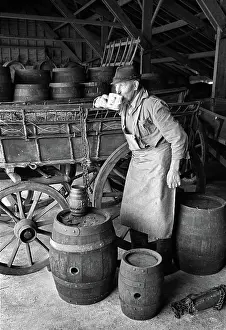 Cider: Cider maker, Somerset, England