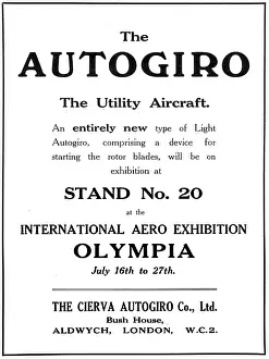Autogiro: Cierva Autogiro 1924