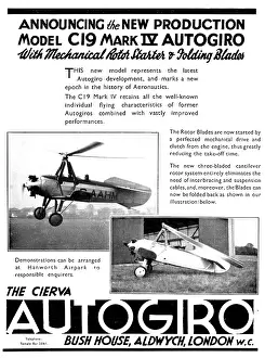 Autogiro: Cierva Autogiro C19 Mark IV