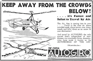 Autogiro: Cierva Autogiro G-AAHM