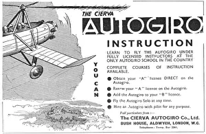 Autogiro: Cierva Autogiro - Instruction & Hire