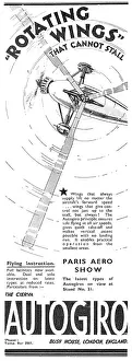 Autogiro: Cierva Autogiro - Rotating Wings That Cannot Stall