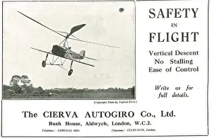 Autogiro: Cierva Autogiro - Safety In Flight