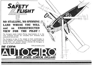 Autogiro: Cierva Autogiro - No Spinning, No Stalling Safety Flight