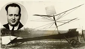 Cierva C1 with Juan de la Cierva inset
