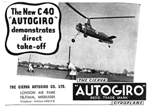 Gyroplane: Cierva C40 Autogiro : Gyroplane