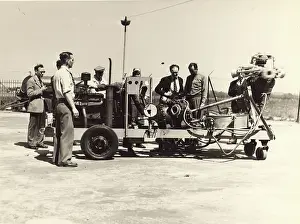 Aldham: Cierva W11 Air Horse testing gearbox and transmission