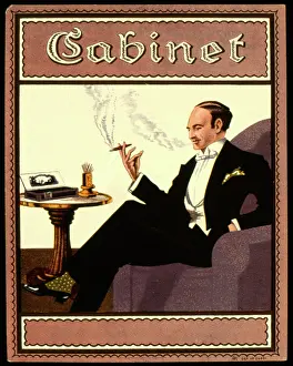 Cigars: Cigar box label design, Cabinet Cigars