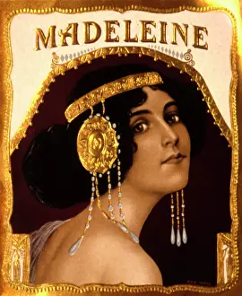 Cigars: Cigar box label, Madeleine