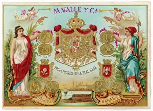Valle: Cigar label, M Valle and Company