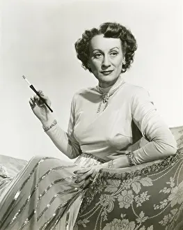 Femininity: Cigarette break -