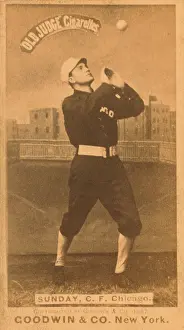 20 30 Years Old: Cigarette card of Billy Sunday as a professional