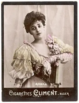 Climent: Cigarette card - Woman