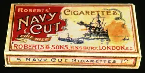 Finsbury: Cigarette packet, Roberts Navy Cut
