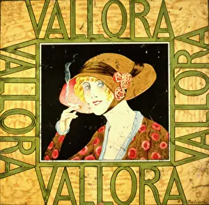 Fabiano: Cigarette tin lid design, Vallora