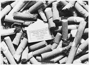 Butts: CIGARETTES IN ASHTRAY