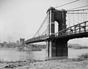 Roebling: Cincinnati-Covington Bridge was the longest