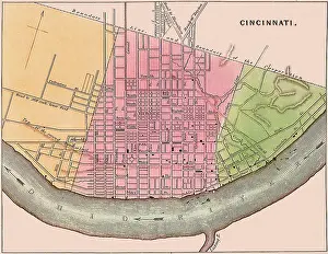 Cincinnati: Cincinnati on Ohio R - 1837