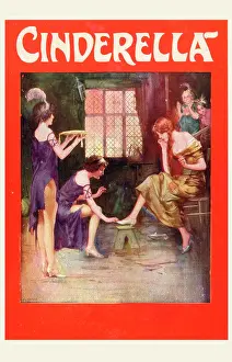 Footstool: Cinderella, a pantomime
