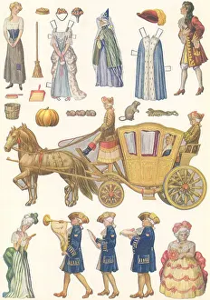 Props: Cinderella Paper Dolls